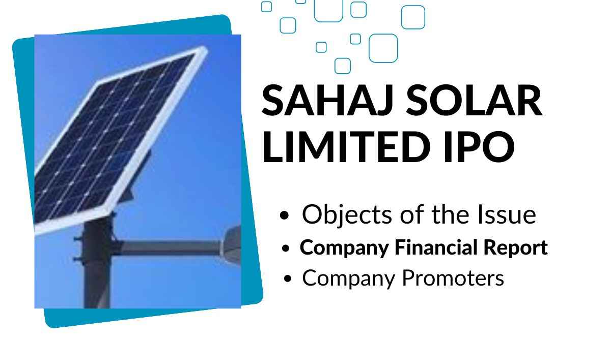 Sahaj Solar Limited IPO Price GMP