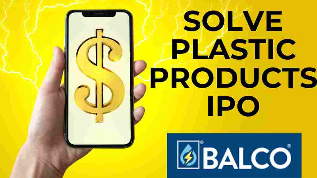 Solve Plastic Products IPO (Solve Plastic IPO GMP Price Details)